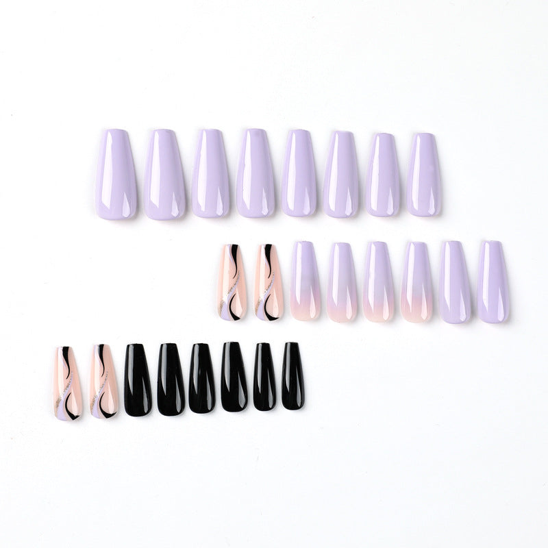 24pcs/Set Press On Nails JP2012