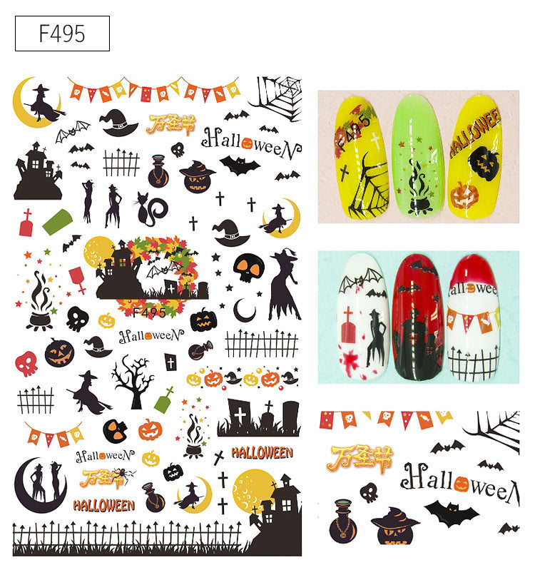 Nail Art New Alloy Ornaments Diamond Bells Nail Set