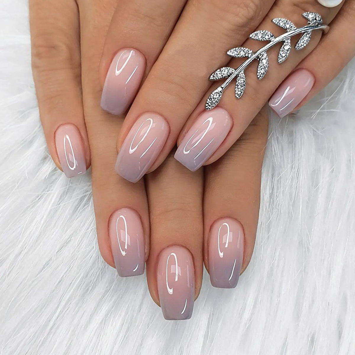30pcs-15 Sizes Press On Nails JF0557