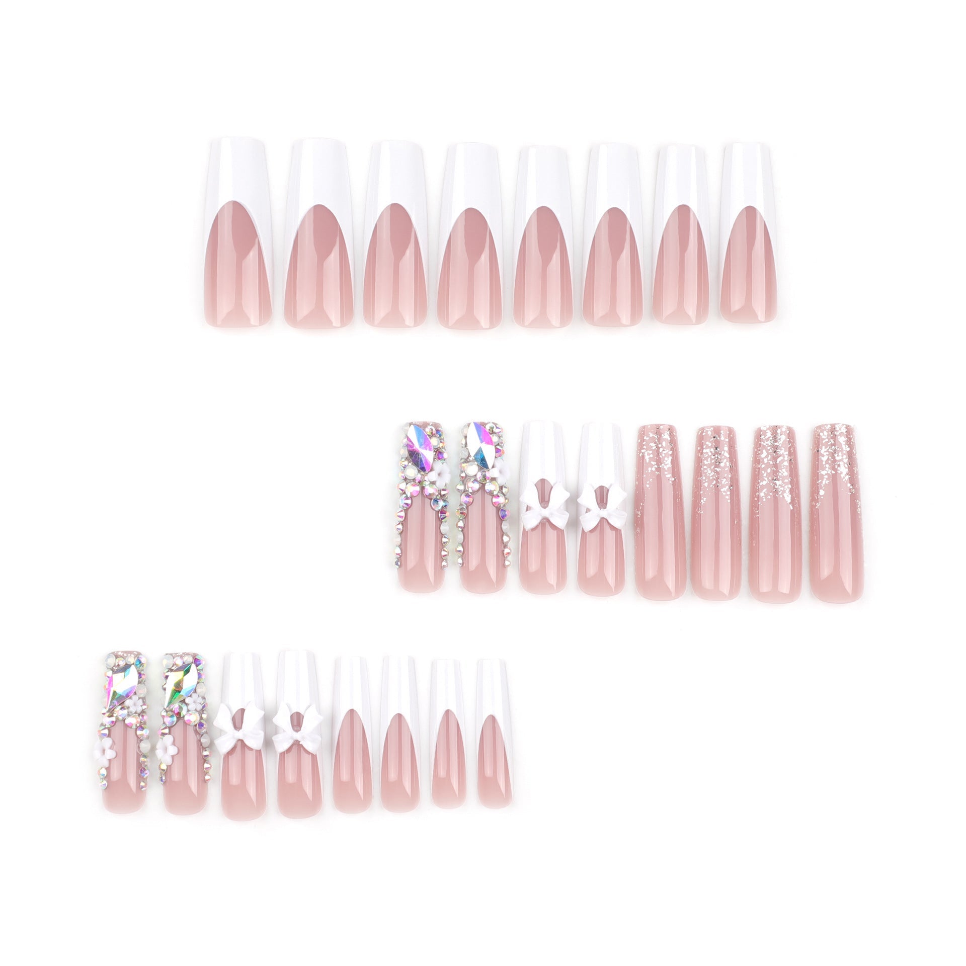24pcs/Set Press On Nails JP3317