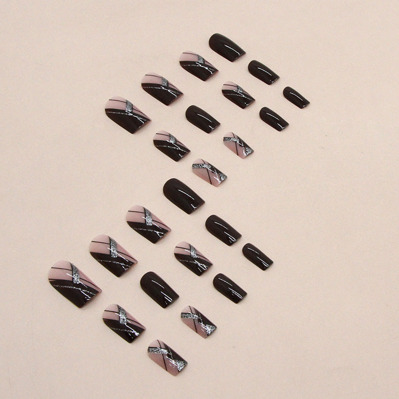 30pcs-15 Sizes Press On Nails F027