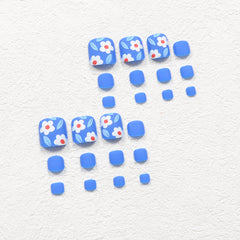 Press On Toe nails Set 16pcs/set JJ41