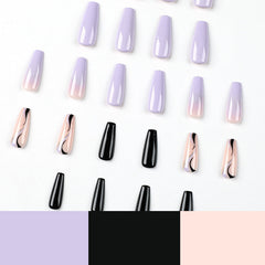 24pcs/Set Press On Nails JP2012
