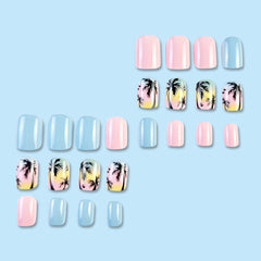 24pcs/Set Press On Nails DY1373-B7