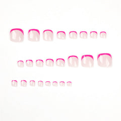 Press On Toe nails Set 24pcs/set JP1648