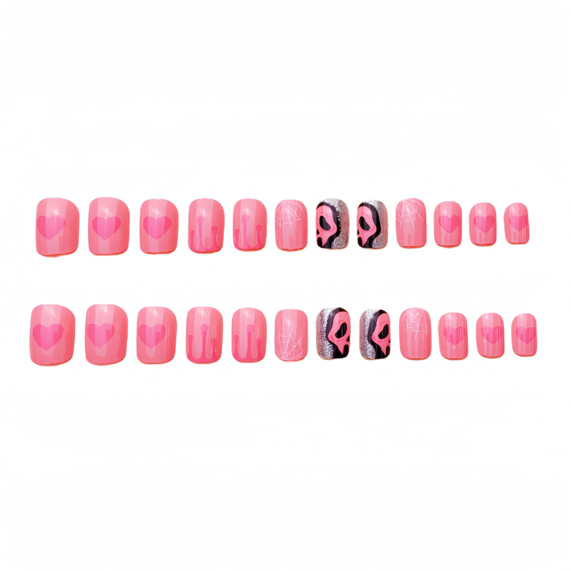24pcs/Set Press On Nails Y126