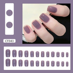 Weekly deals 30pcs-15 Sizes Press On Nails CF043