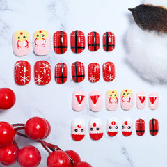 Mini Press On Nails For Kids 24 Pcs