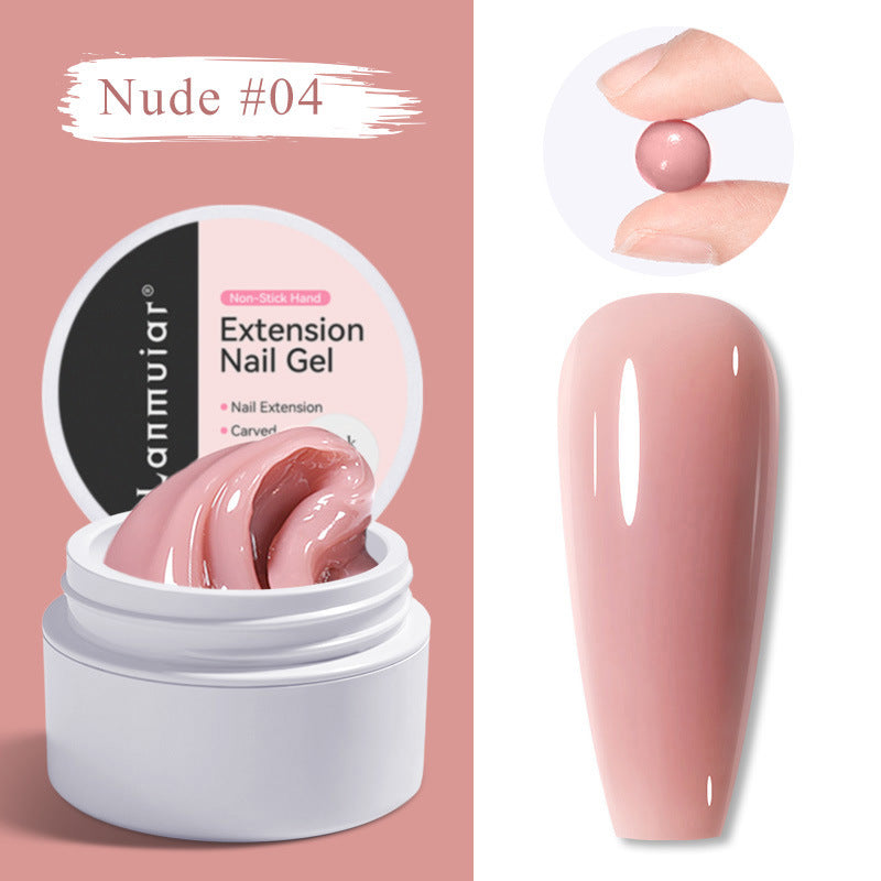 Nail art extension gel not stick to hands poly gel LM171-04