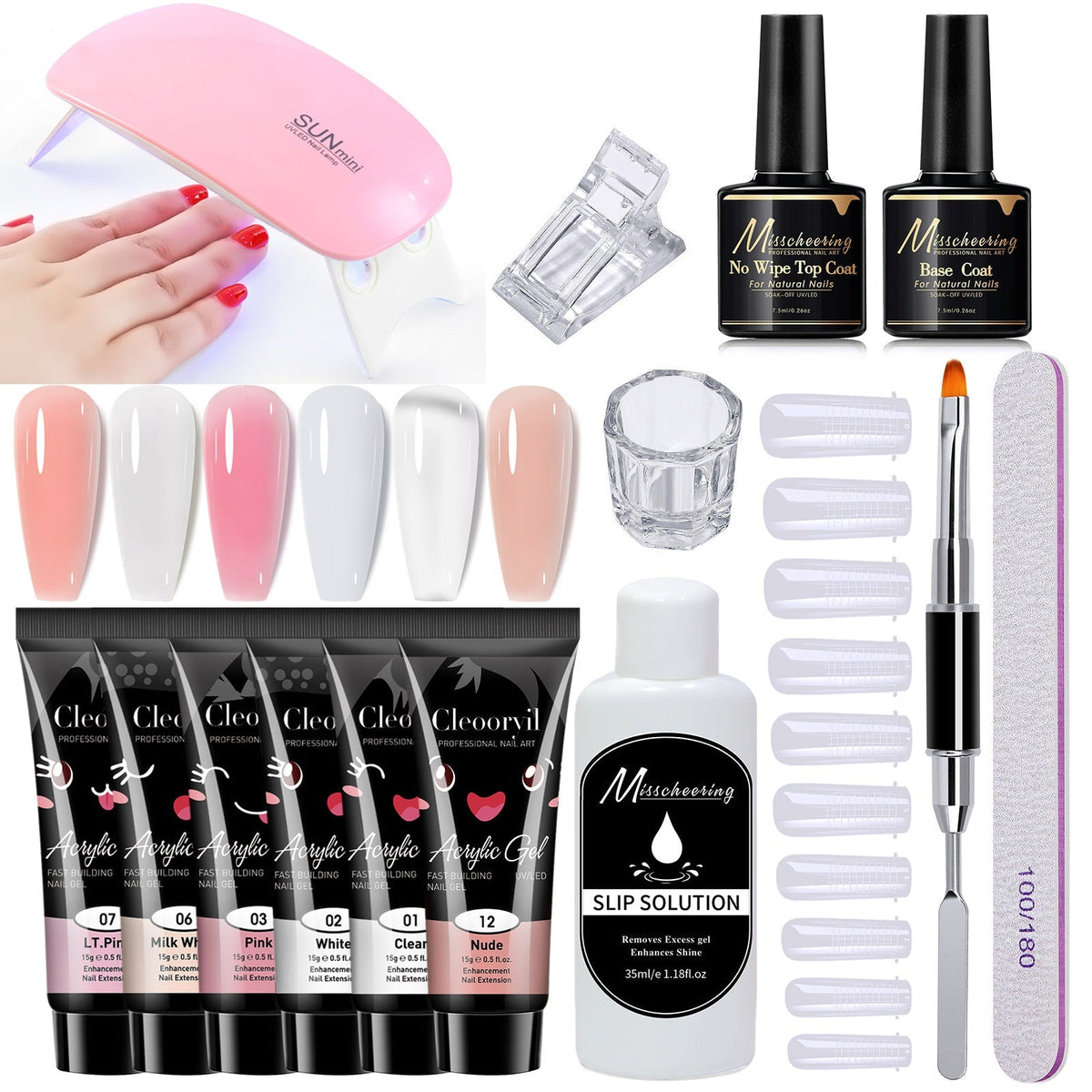 Nail Extension Gel 15 piece set B