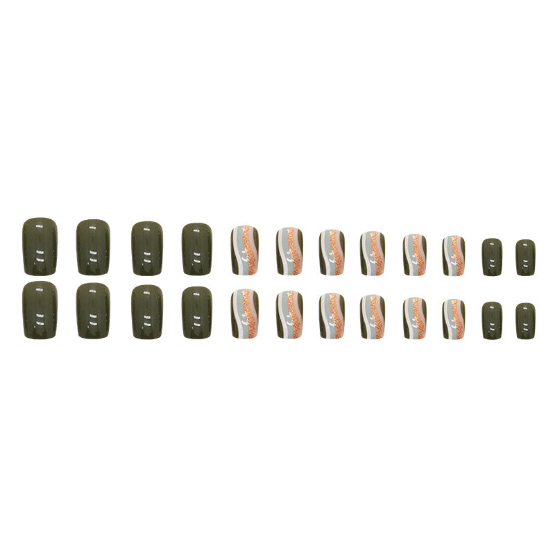 24pcs/Set Press On Nails W885