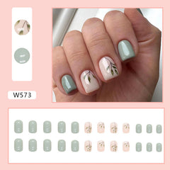 30pcs-15 Sizes Press On Nails W573