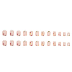 24pcs/Set Press On Nails W434
