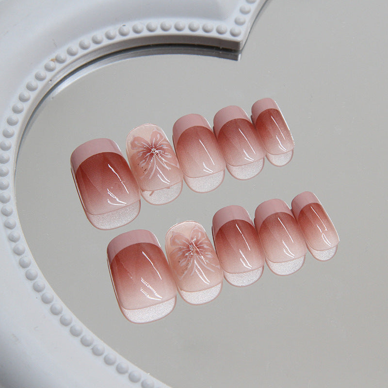 24pcs/Set Press On Nails R855