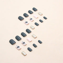 24pcs/Set Press On Nails W388