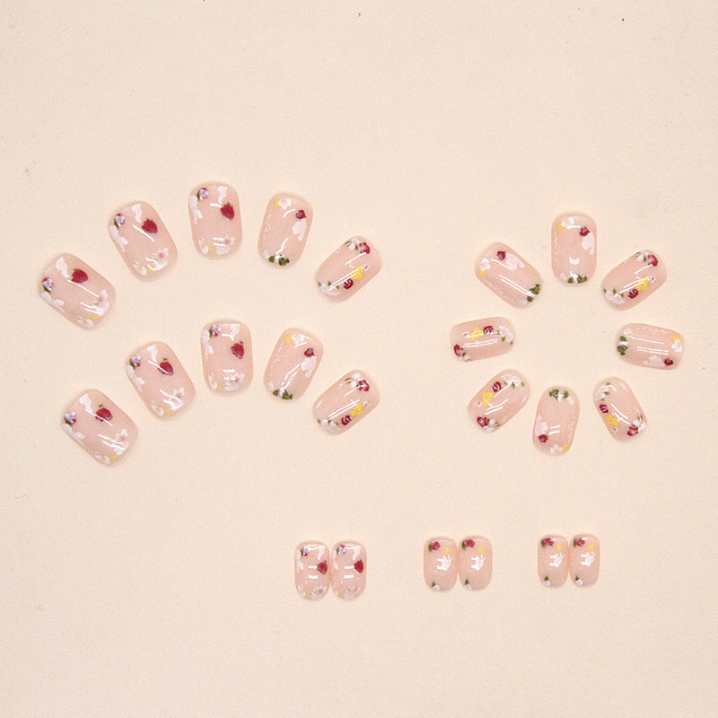 24pcs/Set Press On Nails W434
