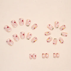 24pcs/Set Press On Nails W434