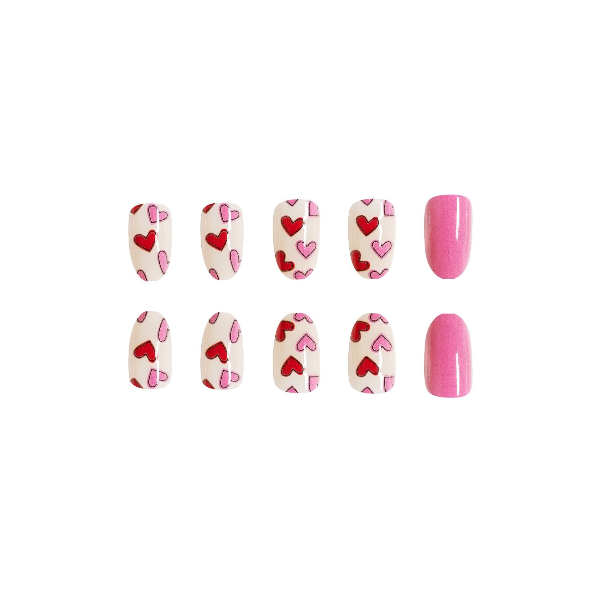 24pcs/Set Press On Nails C220