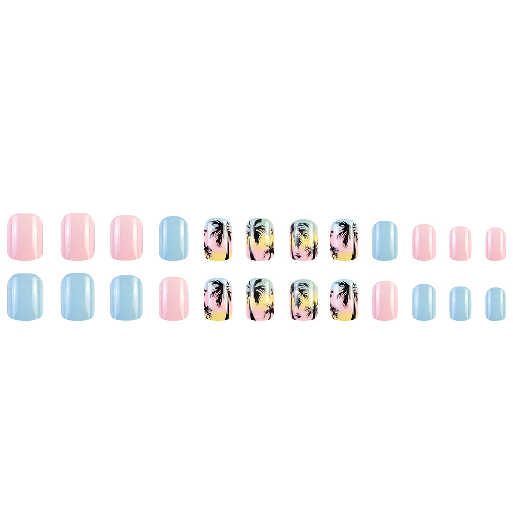 24pcs/Set Press On Nails DY1373-B7