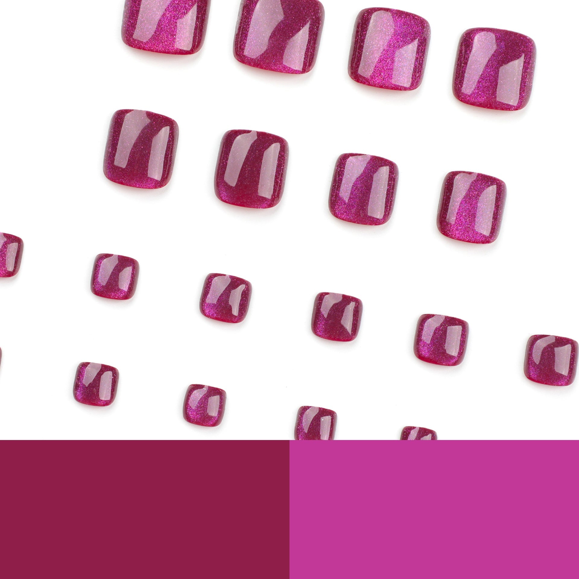 Press On Toe nails Set 24pcs/set JP3220