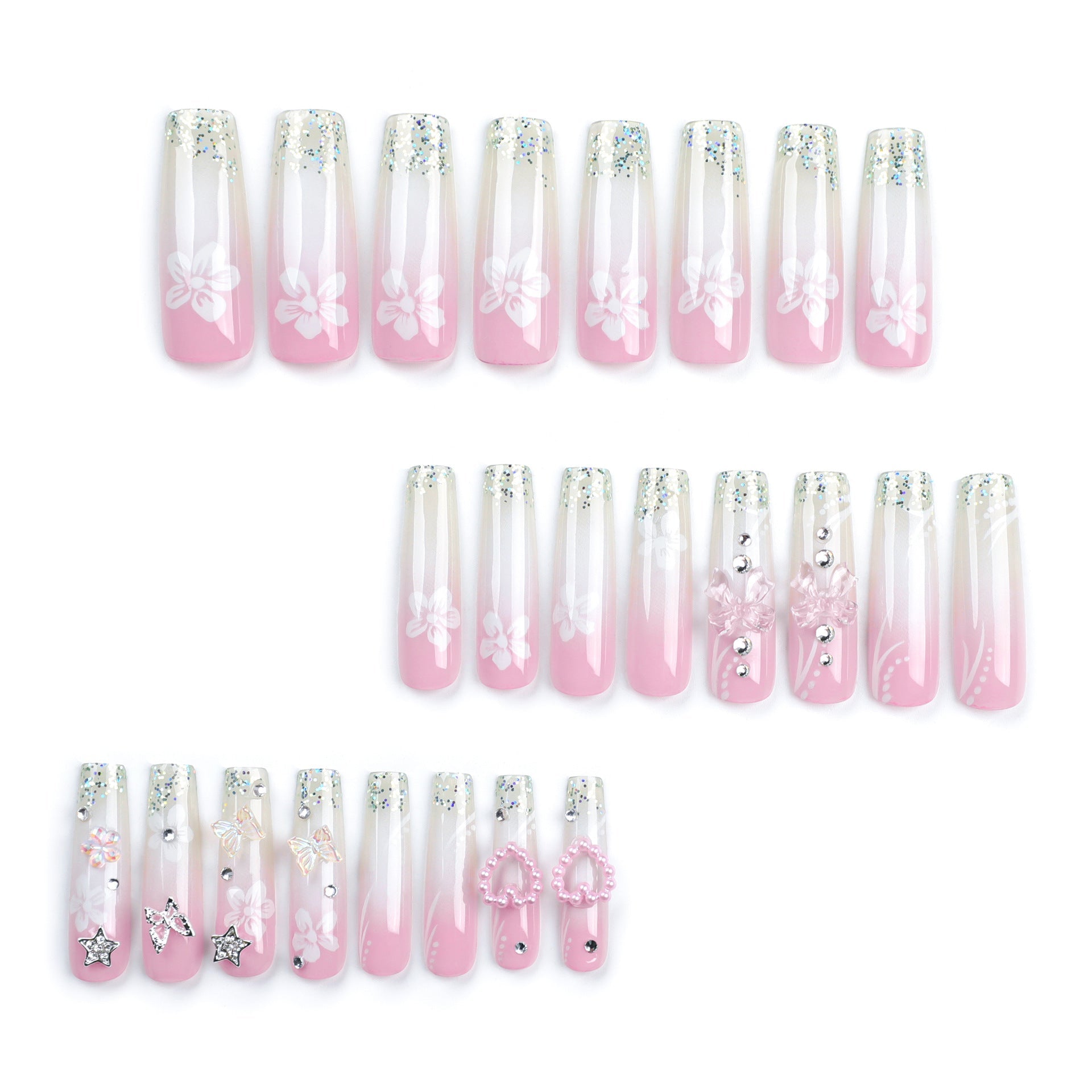 24pcs/Set Press On Nails JP2877