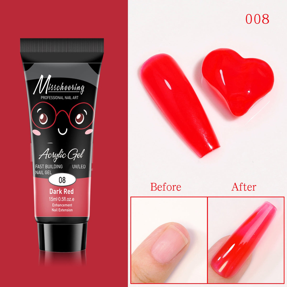 Nail Extension Gel fluorescent color  fluorescent-h