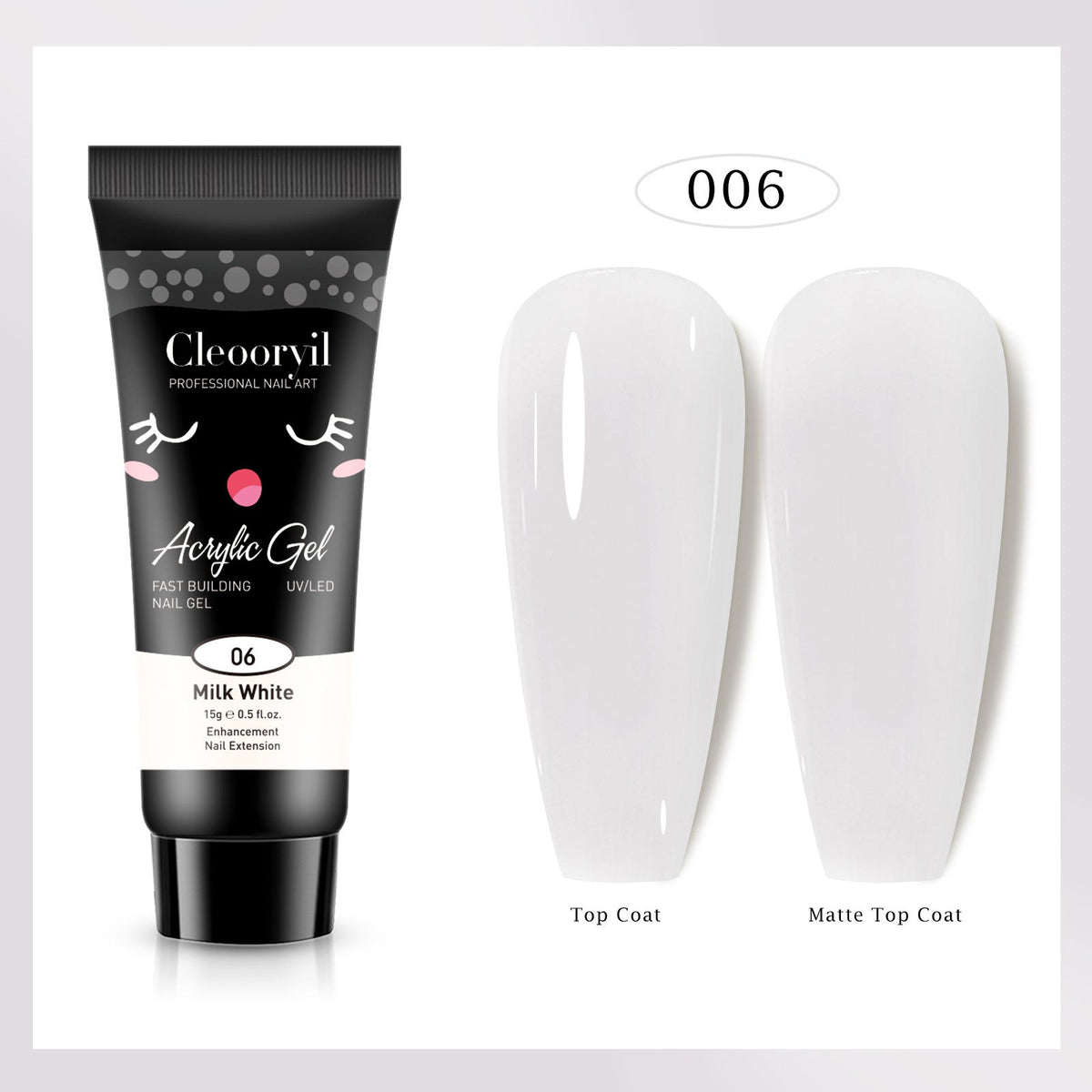 Nail extension gel pure color 15Ml-06