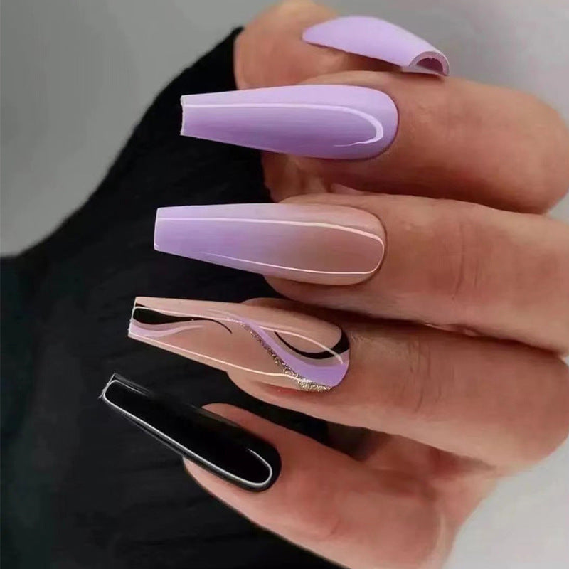 24pcs/Set Press On Nails JP2012