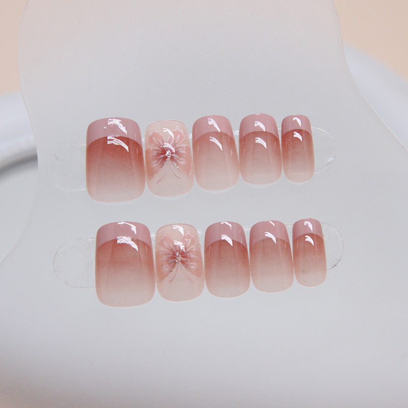 24pcs/Set Press On Nails R855