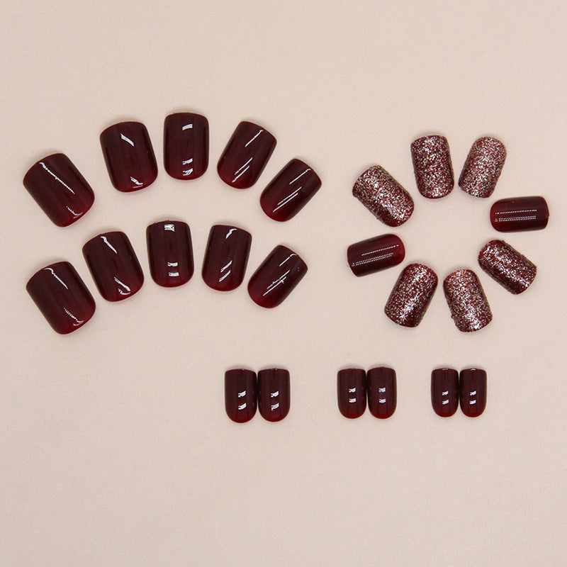 30pcs-15 Sizes Press On Nails W1199