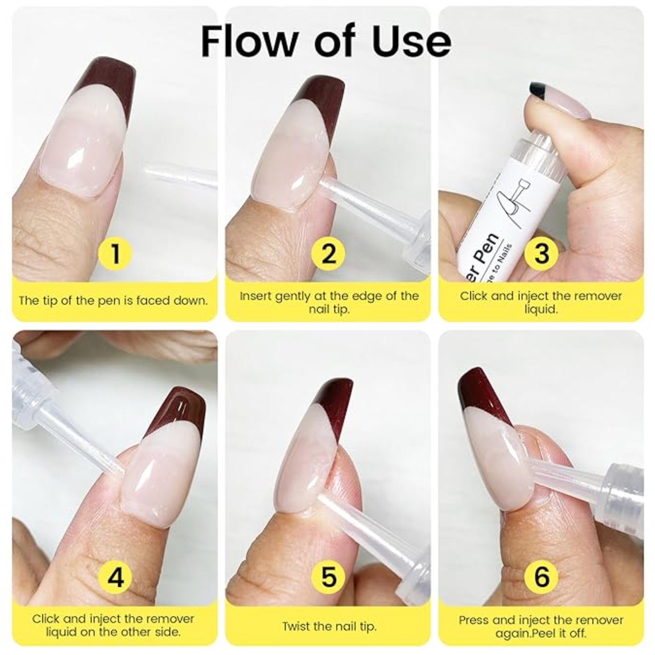 TipTrendz' Quick Remove Pen For Press on Nails