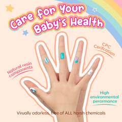 Weekly deals Mini Press On Nails For Kids 24 Pcs
