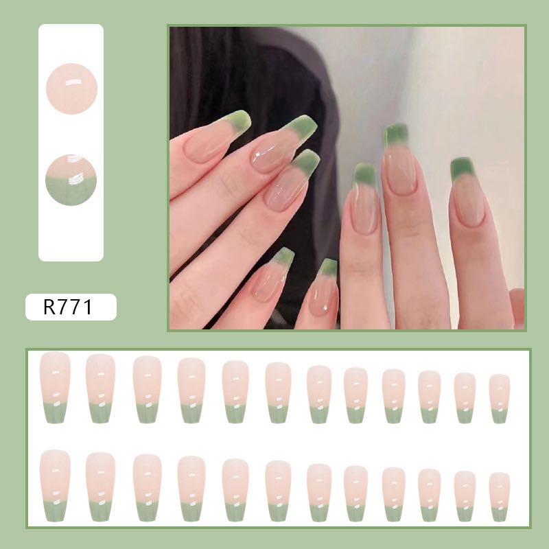 24pcs/Set Press On Nails W1232