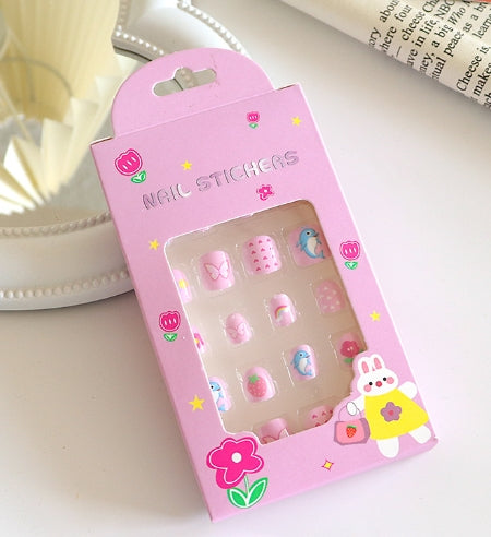 Mini Press On Nails For Kids 24 Pcs KPN1-41