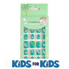 Mini Press On Nails For Kids 24 Pcs KPN1-17