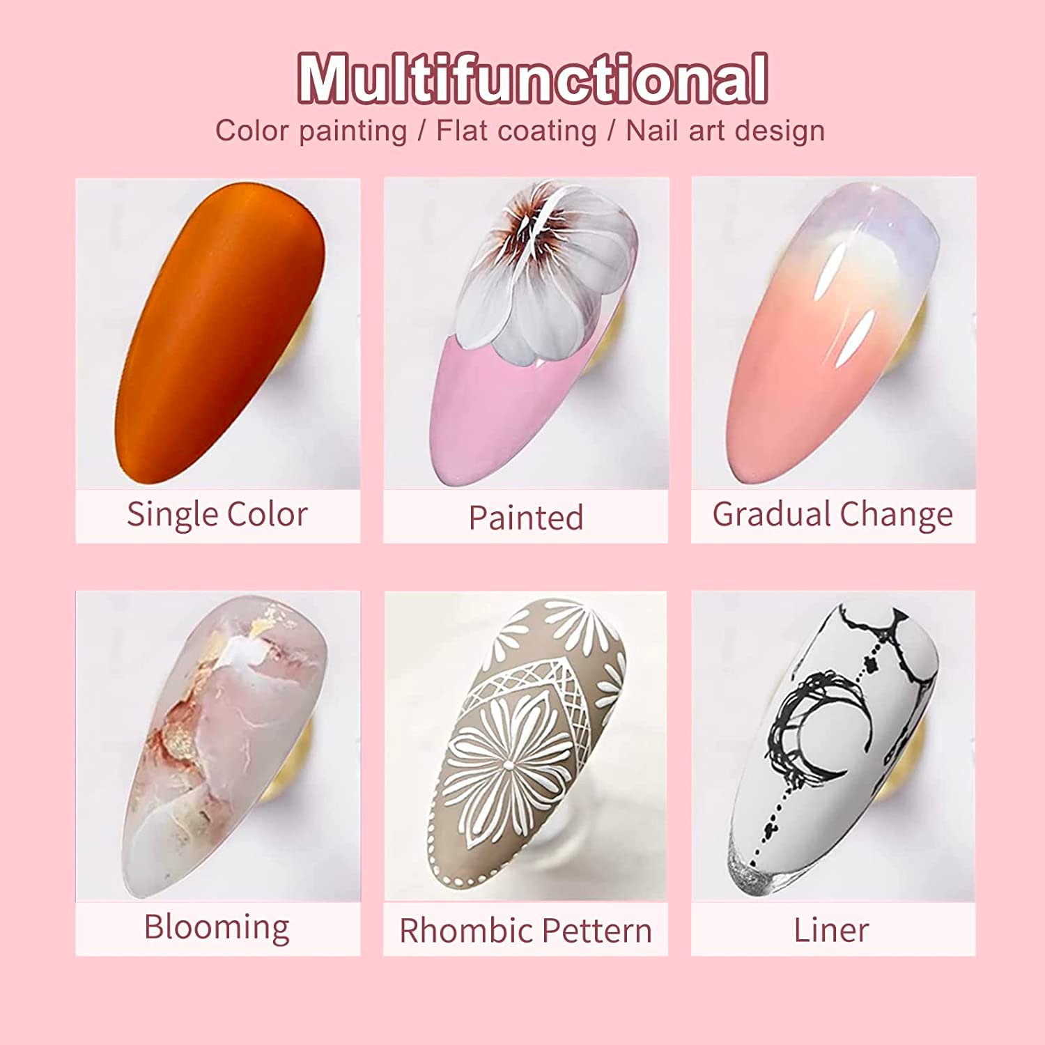 4 Colors Solid Nail Gel color11