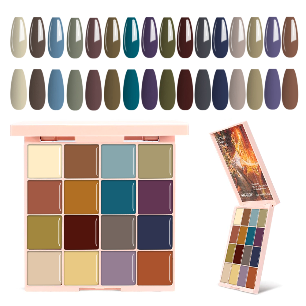 16 Colors Solid Nail Gel LC01