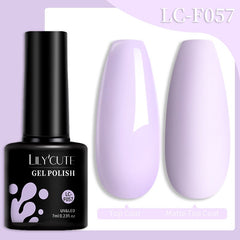 7ML Plum Color Nail Gel Polish  LC-F057
