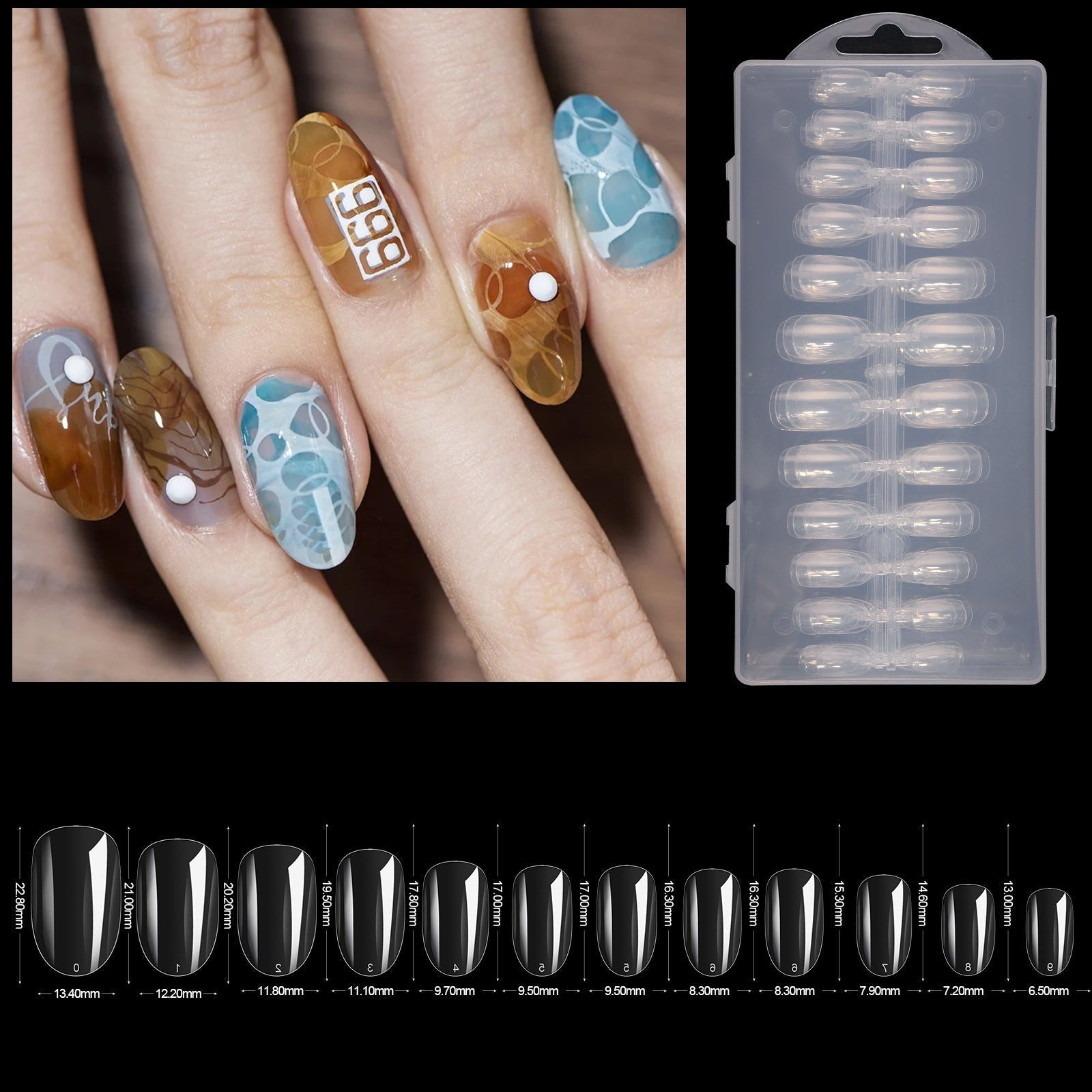 Nail Art No Trace Nail Extension Fake Nail Patch