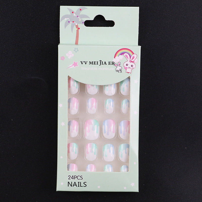 Mini Press On Nails For Kids 24 Pcs KPN1-16