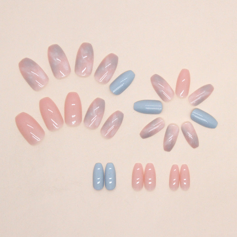 24pcs/Set Press On Nails W998