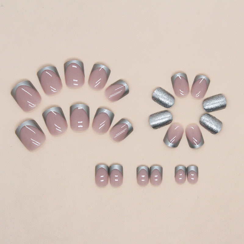 24pcs/Set Press On Nails W1077