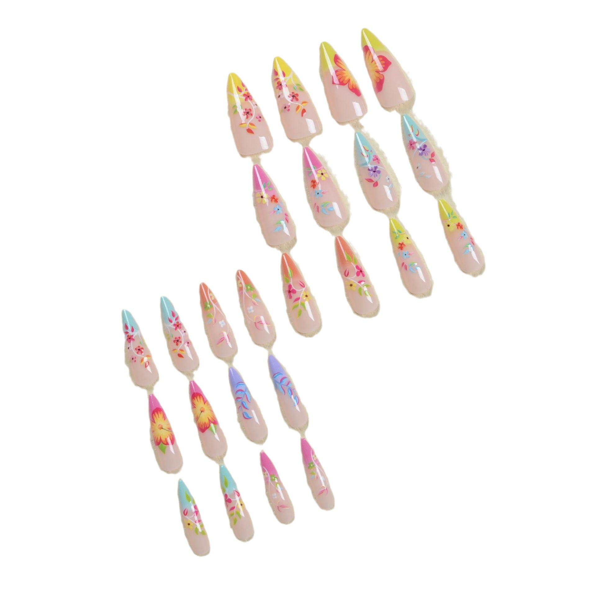 24pcs/Set Press On Nails SN032