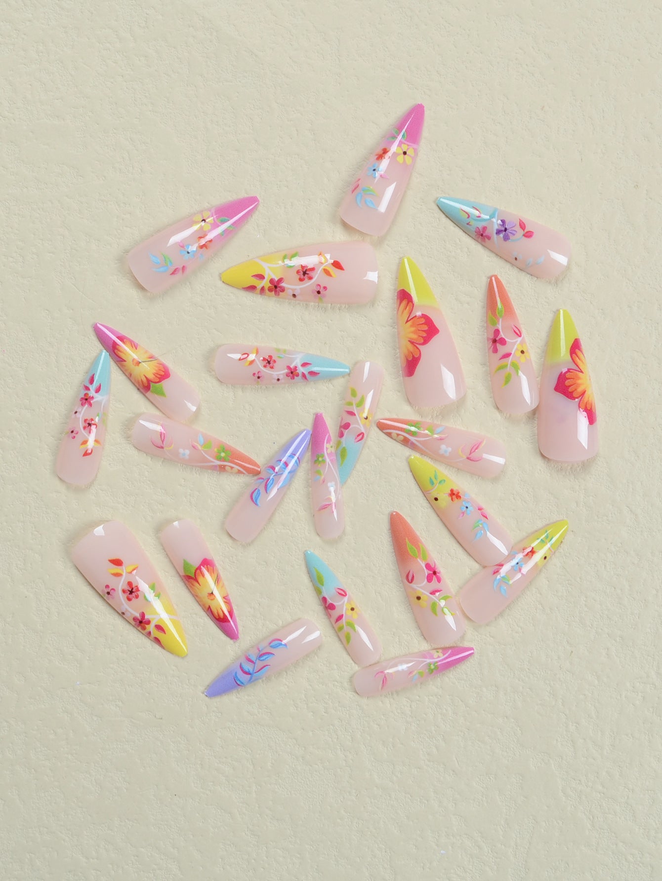 24pcs/Set Press On Nails SN032