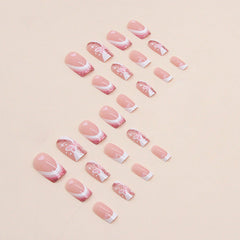 Weekly Deals 24pcs/Set Press On Nails W536