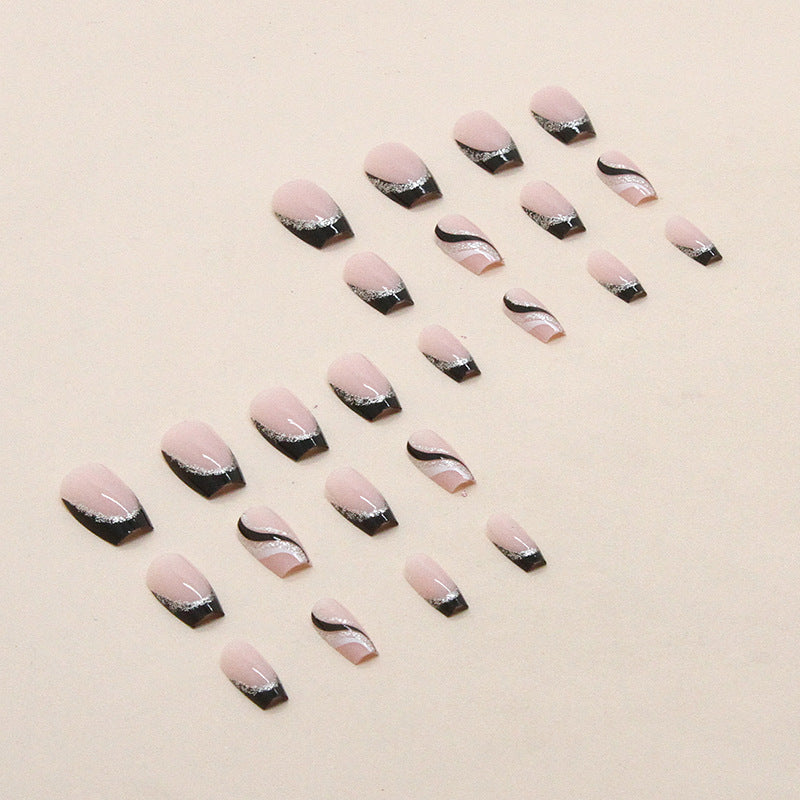 24pcs/Set Press On Nails W298