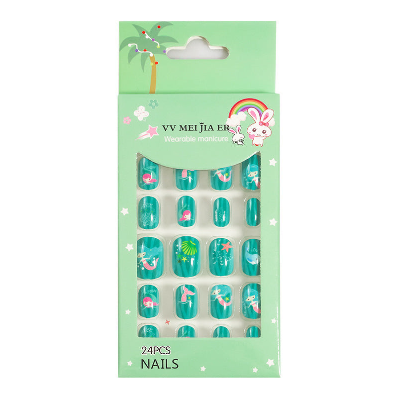 Mini Press On Nails For Kids 24 Pcs KPN1-17