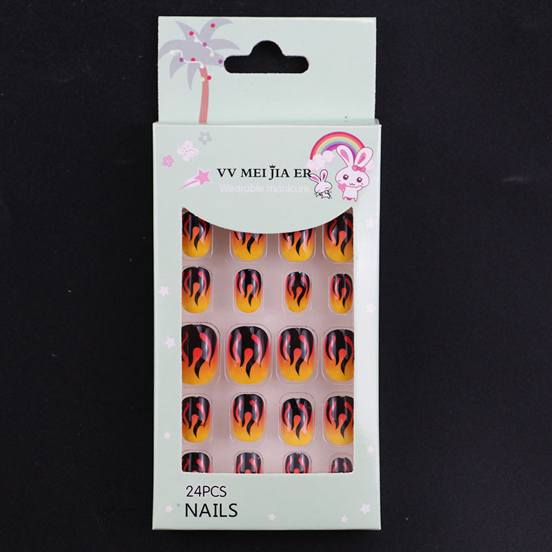 Mini Press On Nails For Kids 24 Pcs KPN1-19