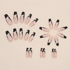 24pcs/Set Press On NailsZ682