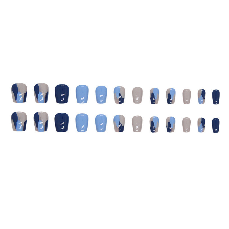 24pcs/Set Press On Nails W1357